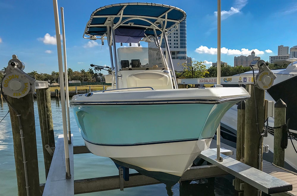 boat lift sarasota florida