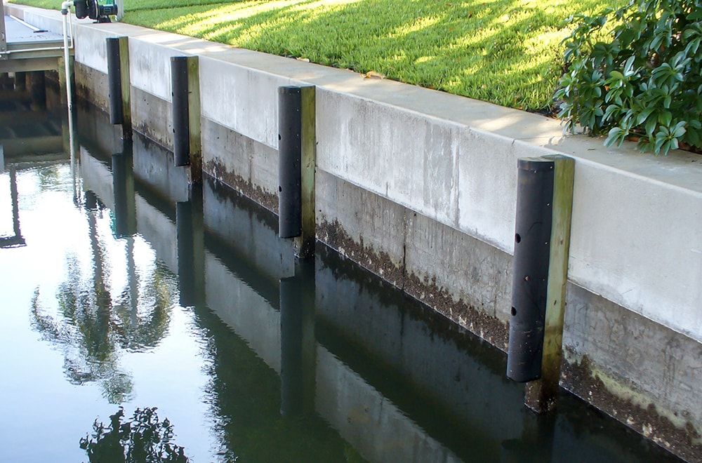 concrete seawall