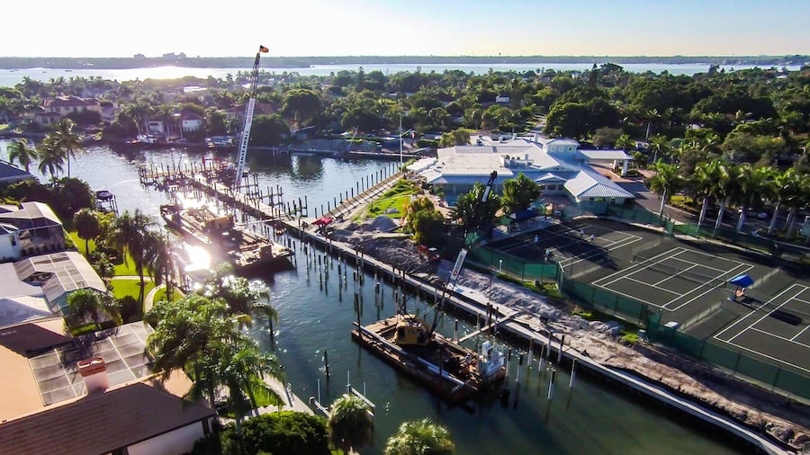 Commercial Marine Construction Project in Sarasota, Florida