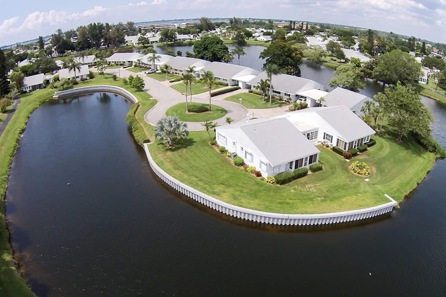seawall and waterfront property in florida
